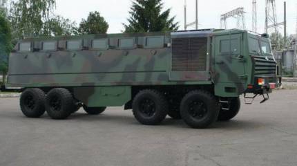 «КрАЗ» создаёт бронемашину с колёсной формулой 8х8