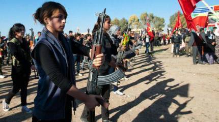 Курдское ополчение начинает наступление на позиции ИГИЛ в Сирии