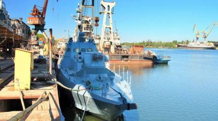 В Николаеве закончен доковый ремонт катера ВМСУ «Бердянск»