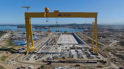 На ССК «Звезда» завершается строительство сухого дока