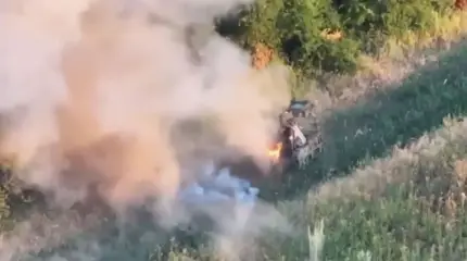 Kontratak ukraińskich robotów naziemnych został odparty przez rosyjskich spadochroniarzy w pobliżu Oriechowa.