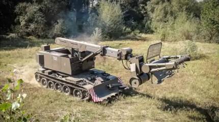 ВСУ получат машину разминирования на базе танка Т-55 от словацкой компании