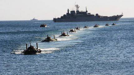 Подведены итоги учений береговых подразделений ЧФ РФ за 2014 год