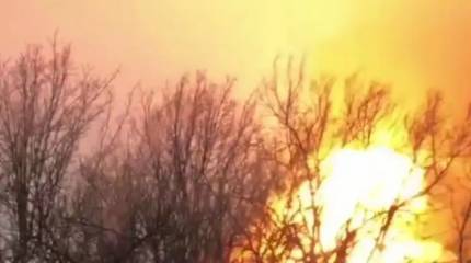 Украинские военные нанесли удар по нефтебазе в Макеевке