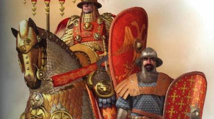 Византийский солдат в полный рост