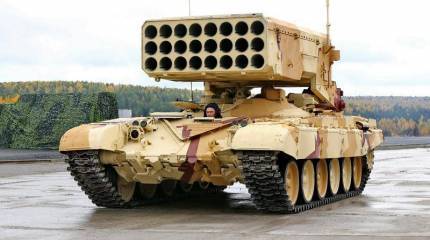 Тяжёлая огнемётная система «Солнцепёк». Инфографика