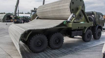 Минобороны приняло на снабжение комплекс развертывания временных дорог