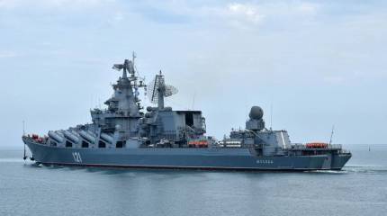 Экипаж гвардейского ракетного крейсера «Москва» доставлен в Севастополь