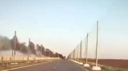 Закупленные оккупационными властями Херсона антидроновые сетки рвутся даже от порывов ветра