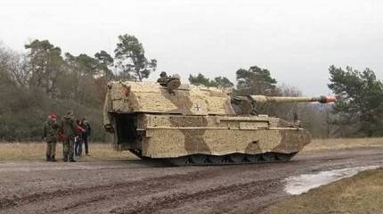 Новая система камуфляжа для немецкой гаубицы PzH 2000