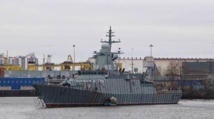 Корвет «Гремящий» поставлен на размагничивание