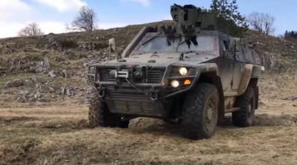 Западные ресурсы: вблизи российской границы замечены турецкие бронеавтомобили Cobra II на вооружении ВСУ