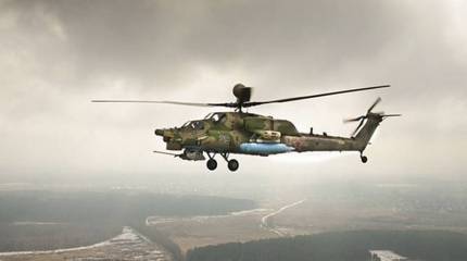 Партия Ми-28УБ "Ночной охотник" и Ми-8АМТШ поступила в 4-ю армию ВВС и ПВО ЮВО