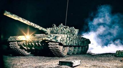 Кадры с передовой: сирийские танки разносят на куски баррикады боевиков