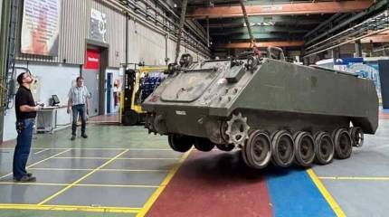 «Вскоре будут поставлены на Украину»: бельгийская компания осуществляет ремонт БТР М113