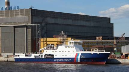 Без лишней помпы. В Санкт-Петербурге спущено на воду патрульное судно ледового класса