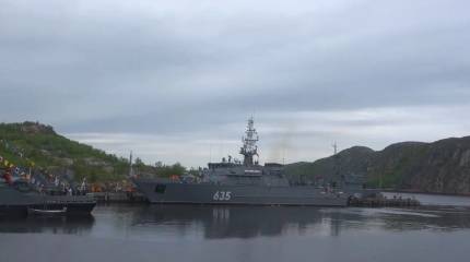 Завершивший межфлотский переход тральщик «Полярный» пополнил Северный флот