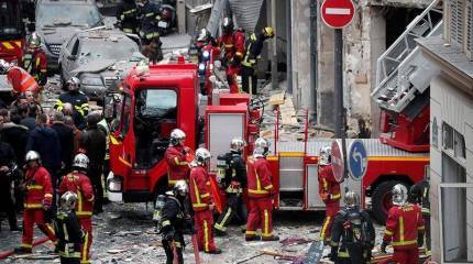 В центре французской столицы прогремел мощный взрыв