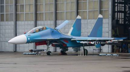 На Иркутском авиазаводе показали истребители Су-30СМ для Белоруссии