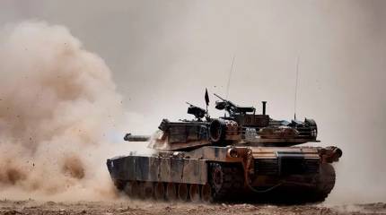Украинские источники опубликовали новые кадры с американским танком M1A1SA Abrams ВСУ на Авдеевском направлении