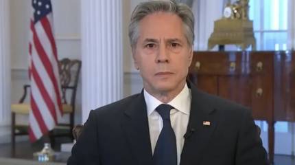 Блинкен и группа чиновников США прибыли поездом в Киев и заявили о сложной ситуации «в связи с открытием русскими восточного фронта»