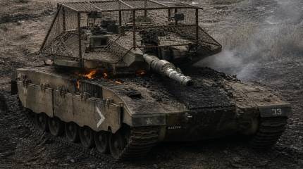 «Хизбалла» выложила видео уничтожения израильского танка Merkava Mk3 FPV-дроном