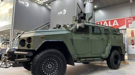 «Создан с учётом боевого опыта»: На Украине представили новую версию бронеавтомобиля «Новатор»