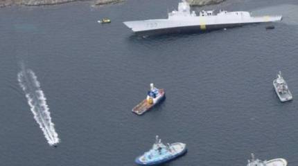 Экипаж фрегата ВМС Норвегии многократно предупреждали о сближении с танкером