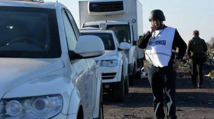 Украинские силовики не пропустили миссию ОБСЕ через КПП у города Дебальцево
