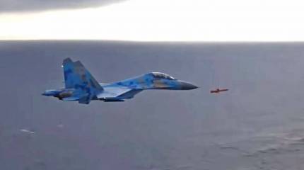Украинские Су-27 сопроводили крылатую ракету комплекса «Нептун»