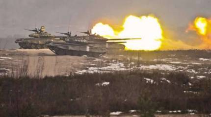 В Кантемировской дивизии проходит двухстороннее батальонное учение