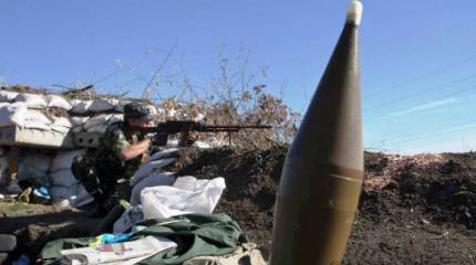 Обстреляны три района Донецка. Один из снарядов попал в шахту