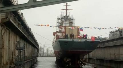 На «Северной верфи» назвали сроки передачи ВМФ корвета «Ретивый» проекта 20380