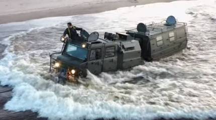 Двухзвенный вездеход ГАЗ 3344 - покоритель бездорожья