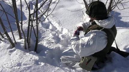 Российские саперы в ЛНР минируют подступы к позициям и фланги на случай прорыва украинских ДРГ