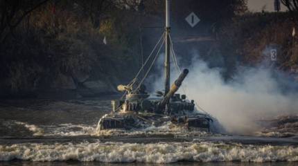 Польская бригада в рамках учений отработала контрнаступление с форсированием реки Сан