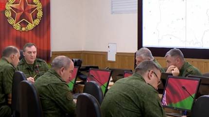 Белорусская армия начала учения на гродненском направлении