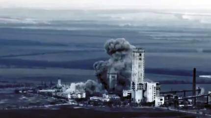 Показаны кадры удара ФАБ-1500 по позициям ВСУ на шахте «Южнодонбасская № 3» в районе Угледара