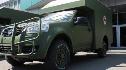 В ВСУ передана первая партия санитарных автомобилей "Богдан-2251"