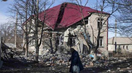 Руины Дебальцево и Углегорска