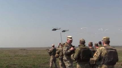 Украинская армия в очередной раз "отразила десант агрессора" на Азове