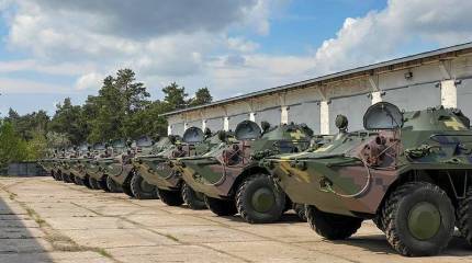 Партия бронетранспортёров БТР-80 поступила на вооружение ВСУ