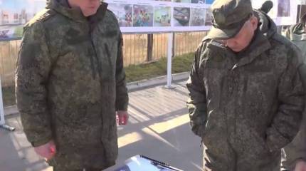 Глава Минобороны РФ проинспектировал работу военно-строительного комплекса в Мариуполе