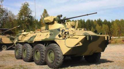 На российскую базу в Абхазии поступили БТРы с кондиционерами