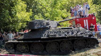 В Воронежской области подняли уникальный Т-34