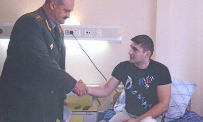 Военнослужащий внутренних войск награжден орденом Мужества