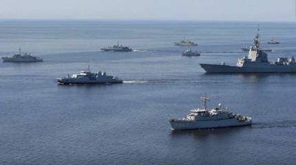 Крупная группа кораблей НАТО вошла на Балтику