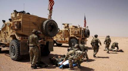 На северо-востоке Сирии обстреляна военная база армии США