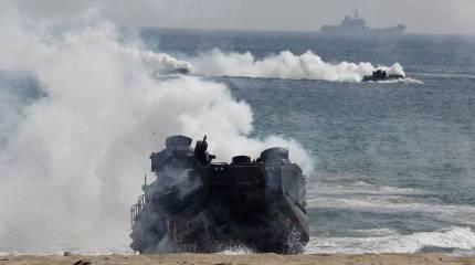 Совместные учения южнокорейских и американских морпехов