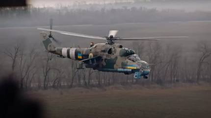Киев признал потерю вертолёта Ми-24 в ходе «отражения атаки»